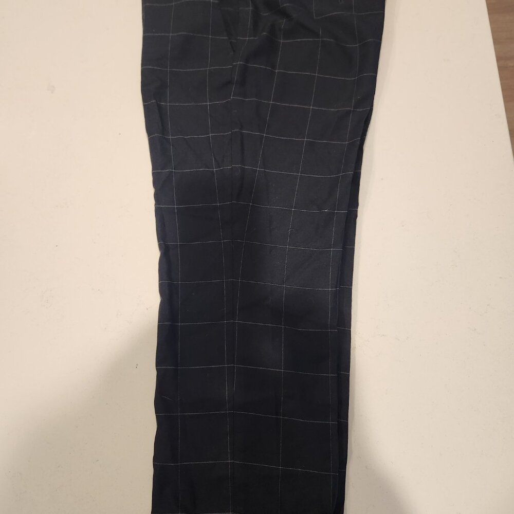 Banana Republic Black  Avery Windpane Slacks size 8S